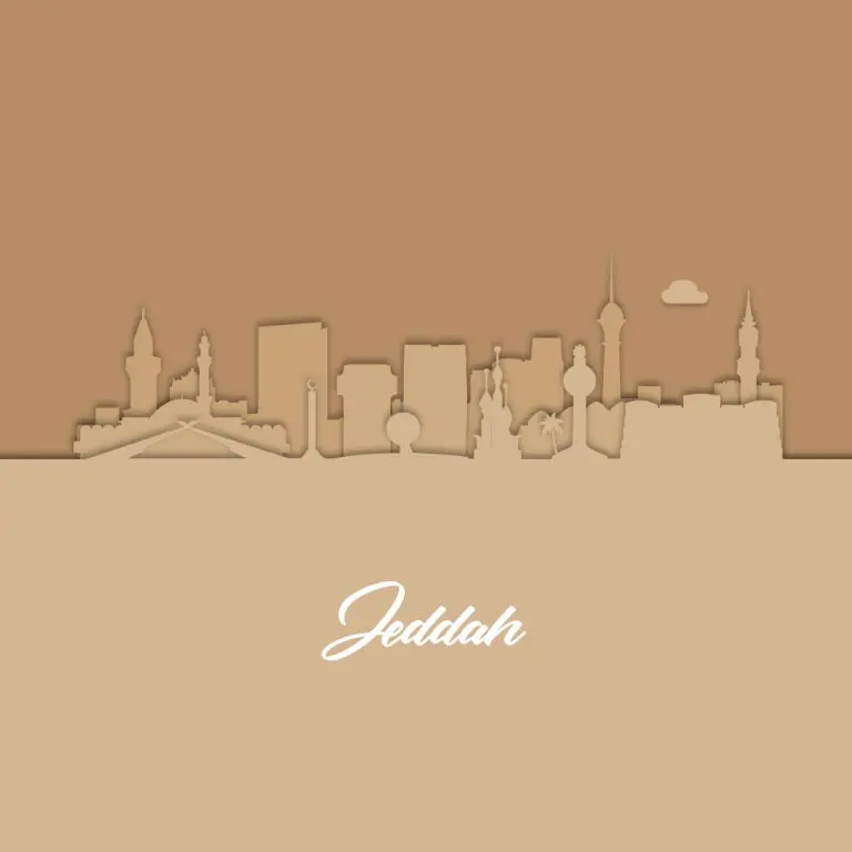 Jeddah skyline to display our interior design project