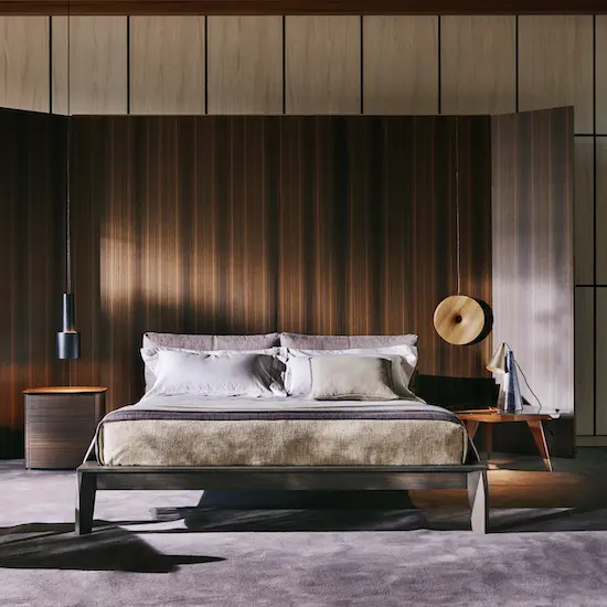 Italian style bedroom furniture set composition