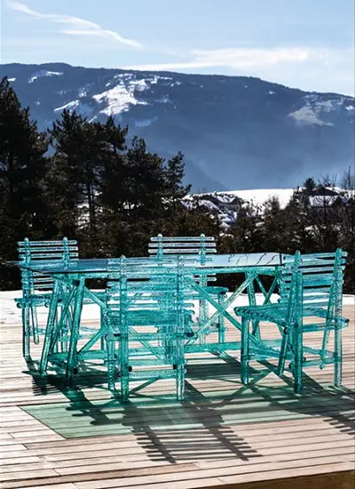A'mare, by designer Jacopo Foggini for Edra, is the new outdoor collection launched at Milan Furniture Fair 2021