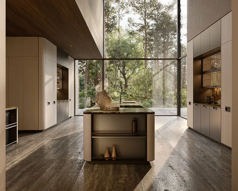 luxury design italian kitchen
