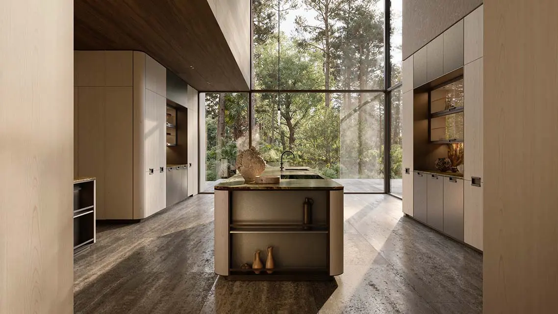 luxury design italian kitchen