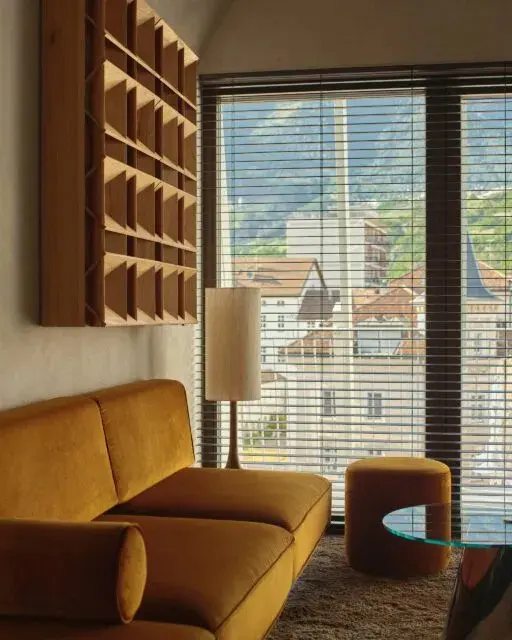 The Iconic Room renovated for the Aurora Hotel Merano