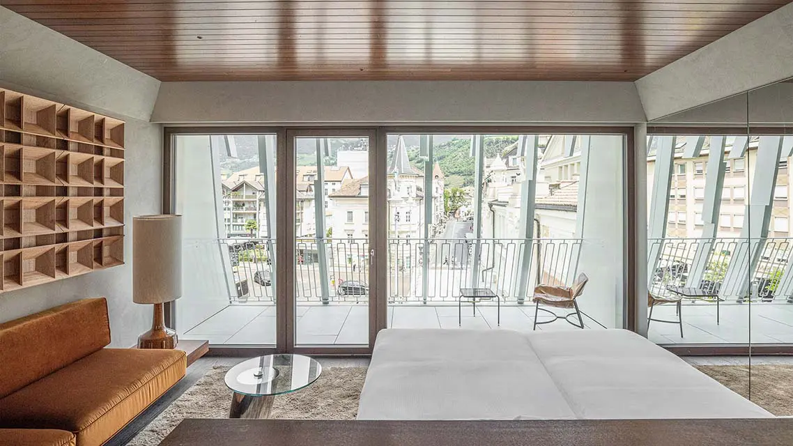 The Iconic Room of the Aurora Hotel Merano