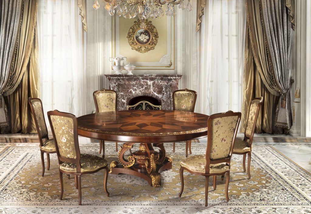 Italian Style Dining Room Table And Chairs