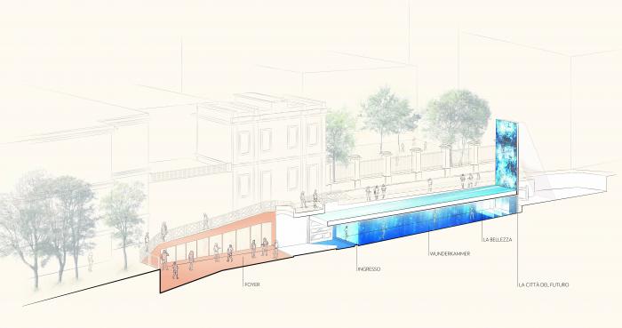 milan design week rendering of an event