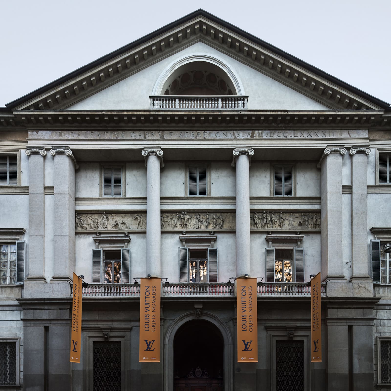 Louis Vuitton presents the new Objets Nomades at Palazzo Serbelloni for the  Milan 2019 Fuorisalone Featuring: Atmosphere Where: Milan, Italy When: 09  Apr 2019 Credit: IPA/WENN.com **Only available for publication in UK