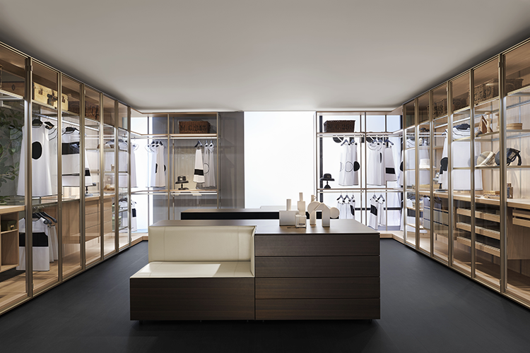 Luxury European Design Bedroom Furniture Walk in Closet Wardrobe