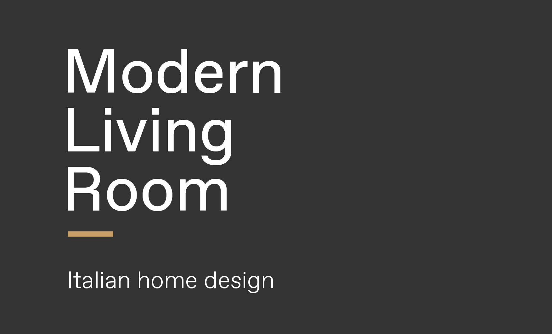 Italian living room decor for a modern living room concept developed by Esperiri Milano