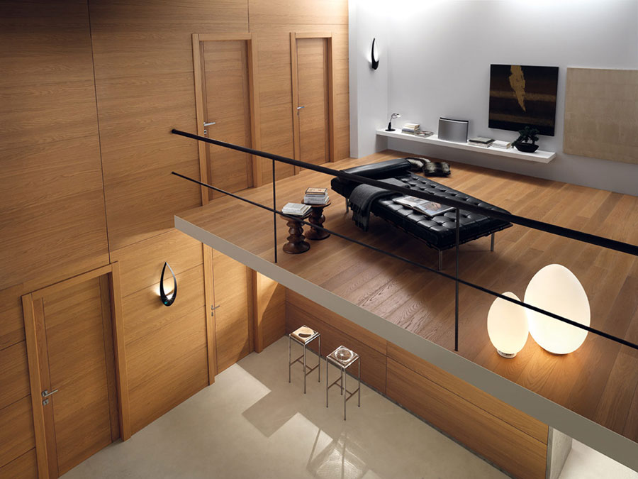 garofoli Italian doors in wood for high end interiors 