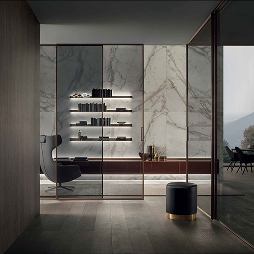 glass sliding doors by rimadesio one of the best Italian door manufacturer