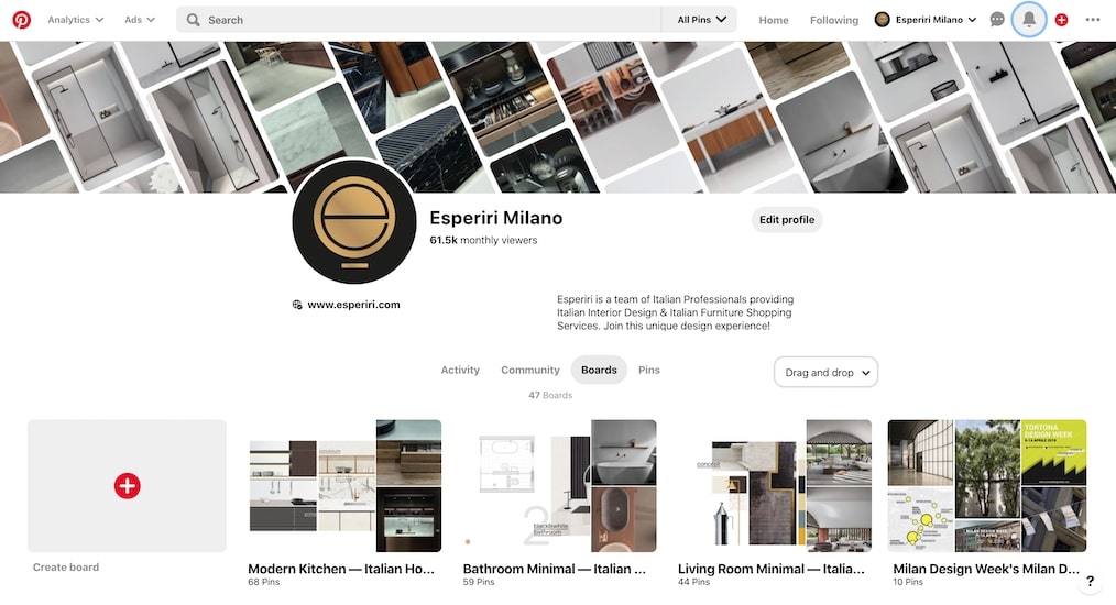 pinterest board of one of the best online interior design service provider