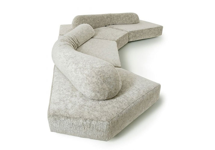 on the rock sofa by edra an Italian eclectic sofa manufacturer