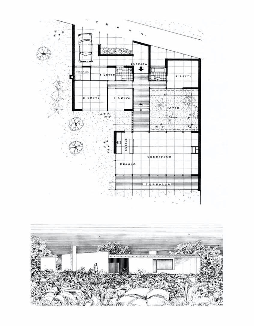 architectural project of a villa for a luxury home renovation project by our italian interior residential contractor