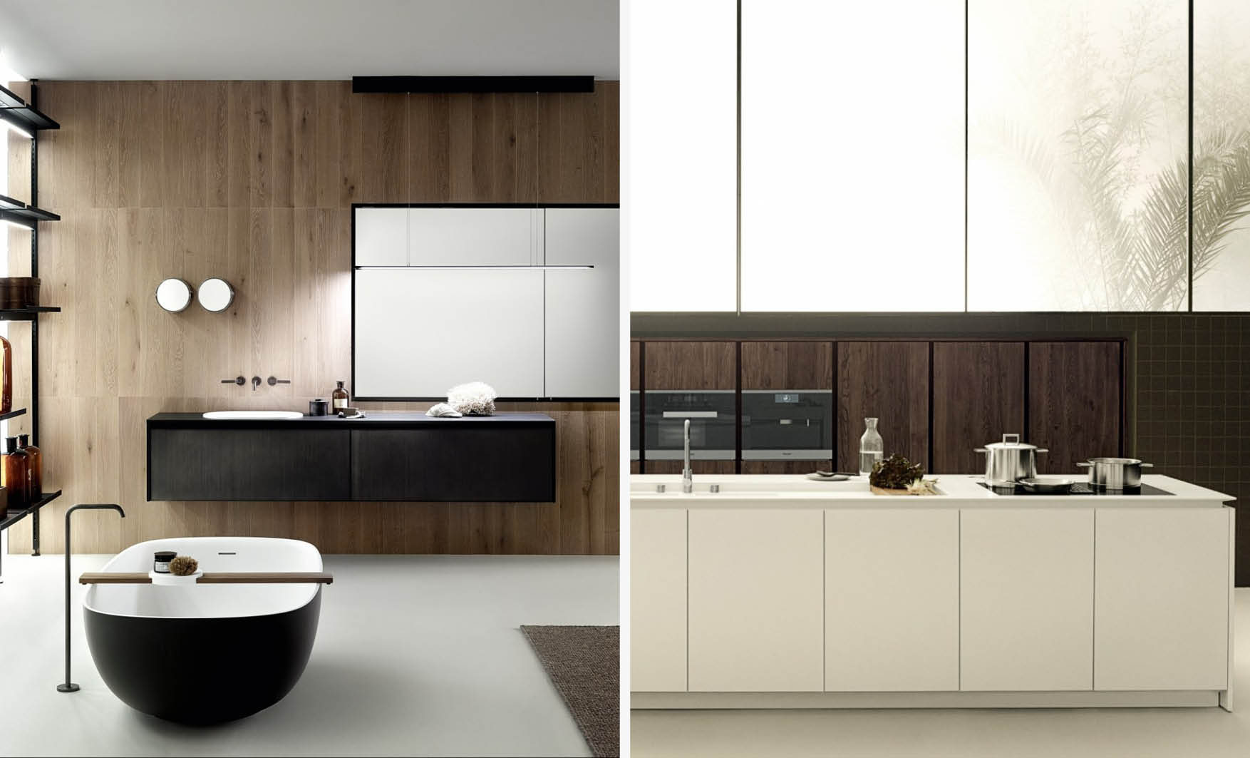 Composition of bathroom and kitchen are two important interior design phases during the project process