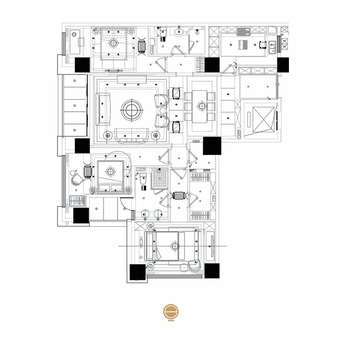 sample flat interior and project plan esperiri milano