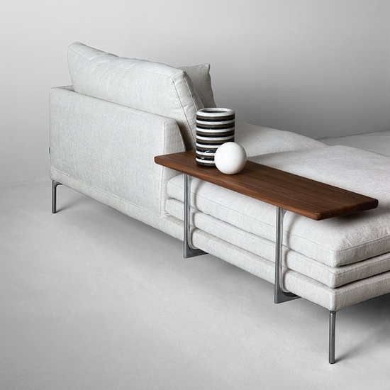 Zanotta William sofa shelf and metal structure