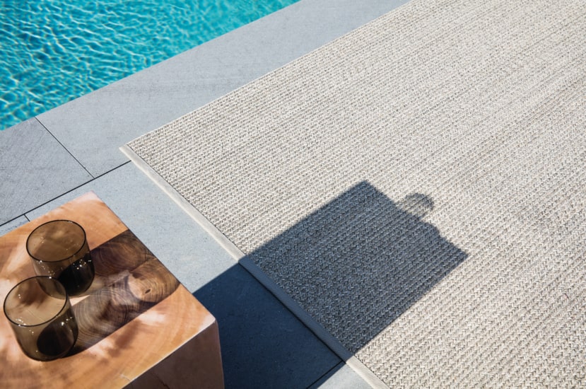 Poolside collection is a good solution for your outdoor luxury rugs