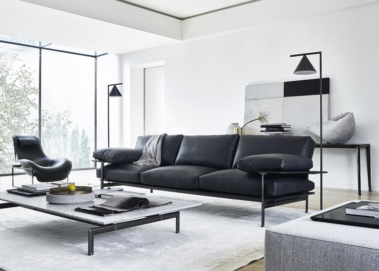 italian designer leather sofas