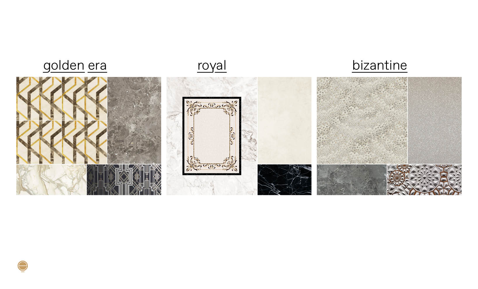 luxury Italian bathrooms concept moodboard designed by Esperiri Milano