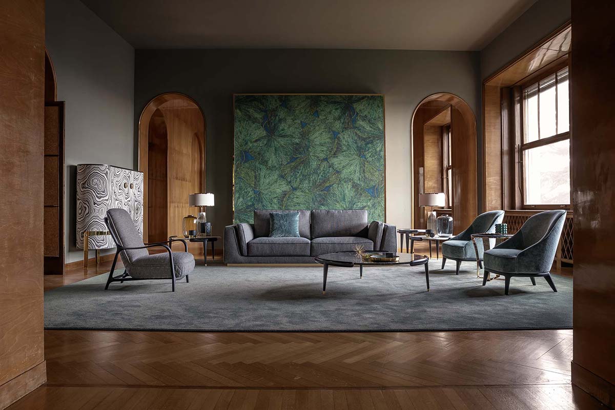 modern italian living room interiors