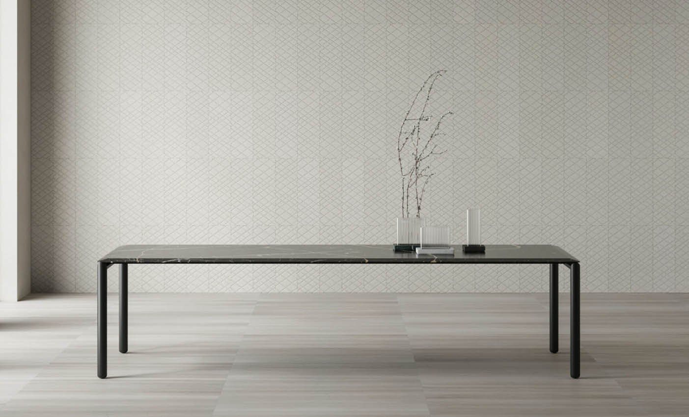 design for soul table by salvatori presented during milan design week 2020