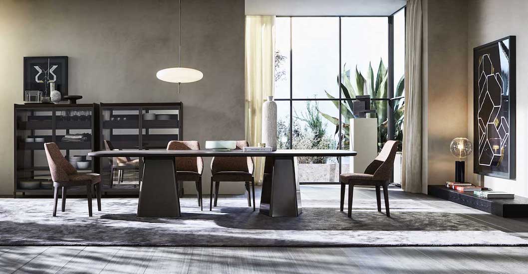 City Schemes Italian Design Dining Room Table