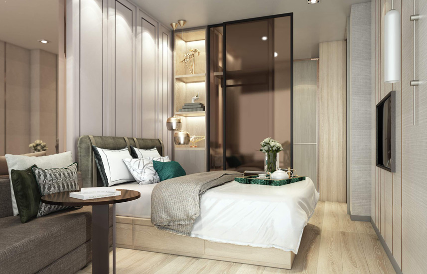 Luxury Compact Apartment in Bangkok designed by one of the Best Interior Design Firm in Bangkok