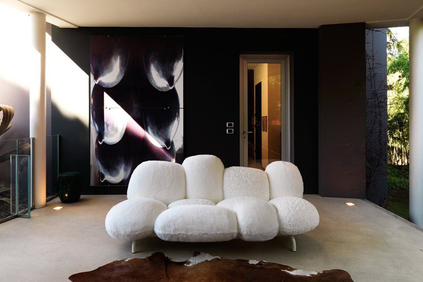 The Cipria Sofa by Campana for Edra, one of the best Luxury Italian furniture Melbourne has to offer.