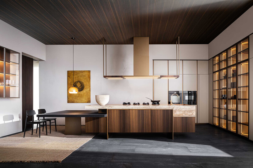 Molteni kitchens and Ratio model designed by Vincent Van Duysen