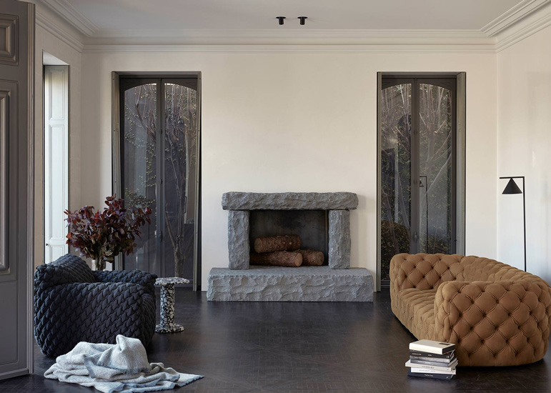 Living Room of Ottawa House designed by Fiona Lynch, one of the design studios we selected in our list of the best interior designers melbourne has to offer