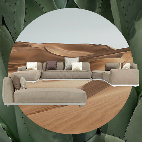 Characterised by a harmony of earthy shades, Laguna Set by Atmosphera is the new 2021 collection of luxury garden furniture design