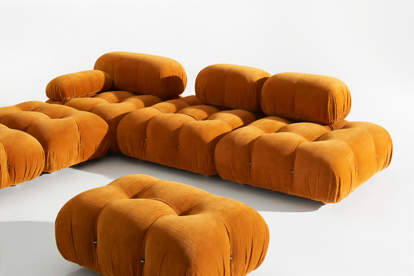 The iconic modular sofa originally unveiled in 1970: Camaleonda designed by Mario Bellini for B&B Italia. This brand and more italian furniture brands can be found in Egypt. Discover the finest luxury furniture Egypt has to offer