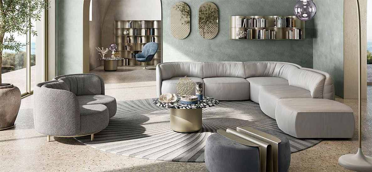 Deep, a voluptuos sofa by Natuzzi Italia, one of the best furniture stores in Cairo. Discover the finest italian furniture Egypt has to offer