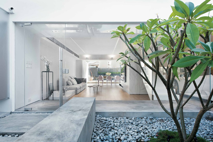 Light and elegant material palette for this Open Space Project designed by Millimeter Interior Design, one of the Best interior design Hong Kong has to offer