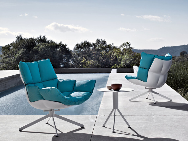 Husk Armchair designed by Patricia Urquiola for B&B Italia. This brand and more italian furniture brands can be found in Egypt. Discover the finest luxury furniture Egypt has to offer