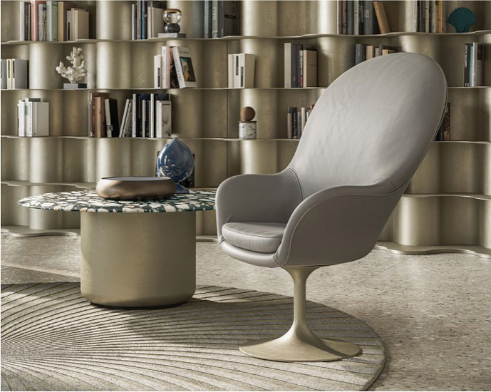 Adore, a sensual armchair by Natuzzi Italia, one of the best furniture stores in Cairo. Discover the finest italian furniture Egypt has to offer
