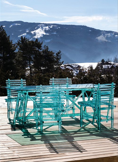 A'mare, by designer Jacopo Foggini for Edra, is the new outdoor collection launched at Milan Furniture Fair 2021