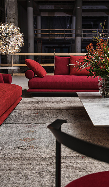 B&B Italia new Noonu sofa system designed by Antonio Citterio and launched at Milan Design Week 2021. Plan your furniture shopping tour around Milan design city with our precious guide.