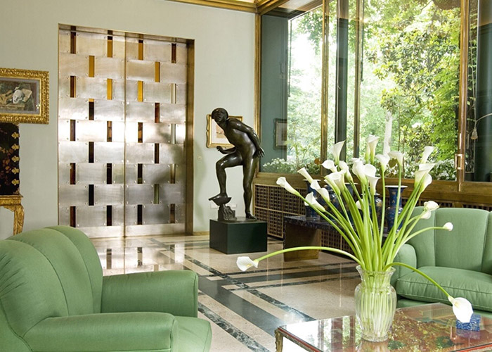 Inside Villa Necchi Campiglio, designed by Piero Portaluppi, the great Master of Milanese Architecture