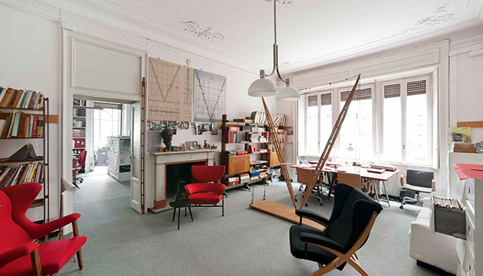 Inside the Studio of Franco Albini, one of the Masters of Milanese Interior Design