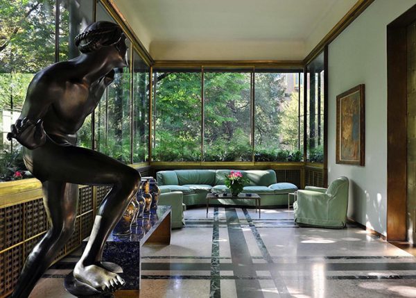 Villa Necchi Campiglio, designed by Piero Portaluppi, the great Master of Milanese Architecture