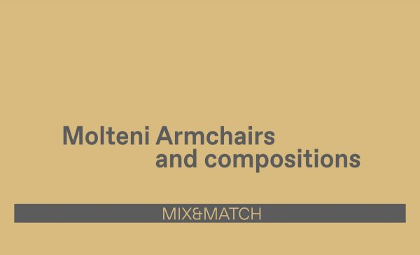 Mix&Match Molteni armchairs and compositions by Esperiri Milano