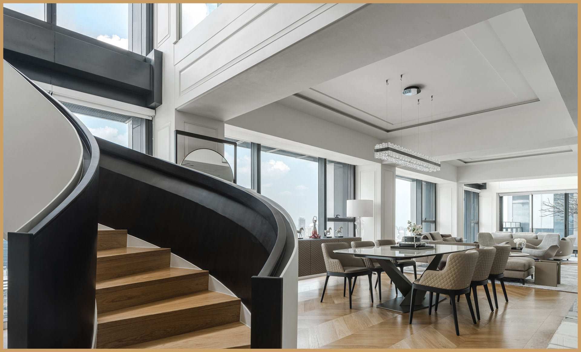 penthouse in Bangkok and high end interior design project