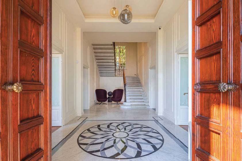 Entrance to the Menaggio Villa