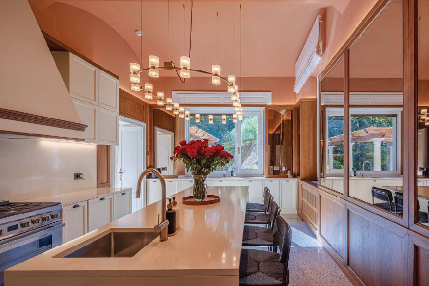 Kitchen of the Menaggio Villa